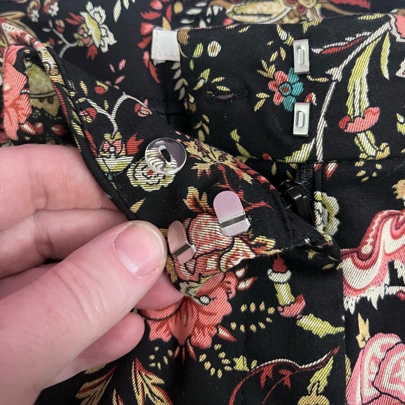 NWOT H&M Black Floral Women's Pants - Picture 6 of 13